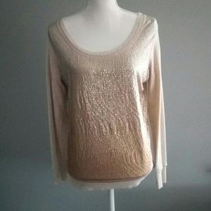 2/$10 Ombre gold sweater